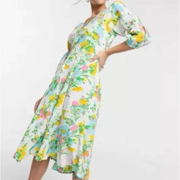 Faithfull The Brand Floral Midi dress - Picture 2 of 7